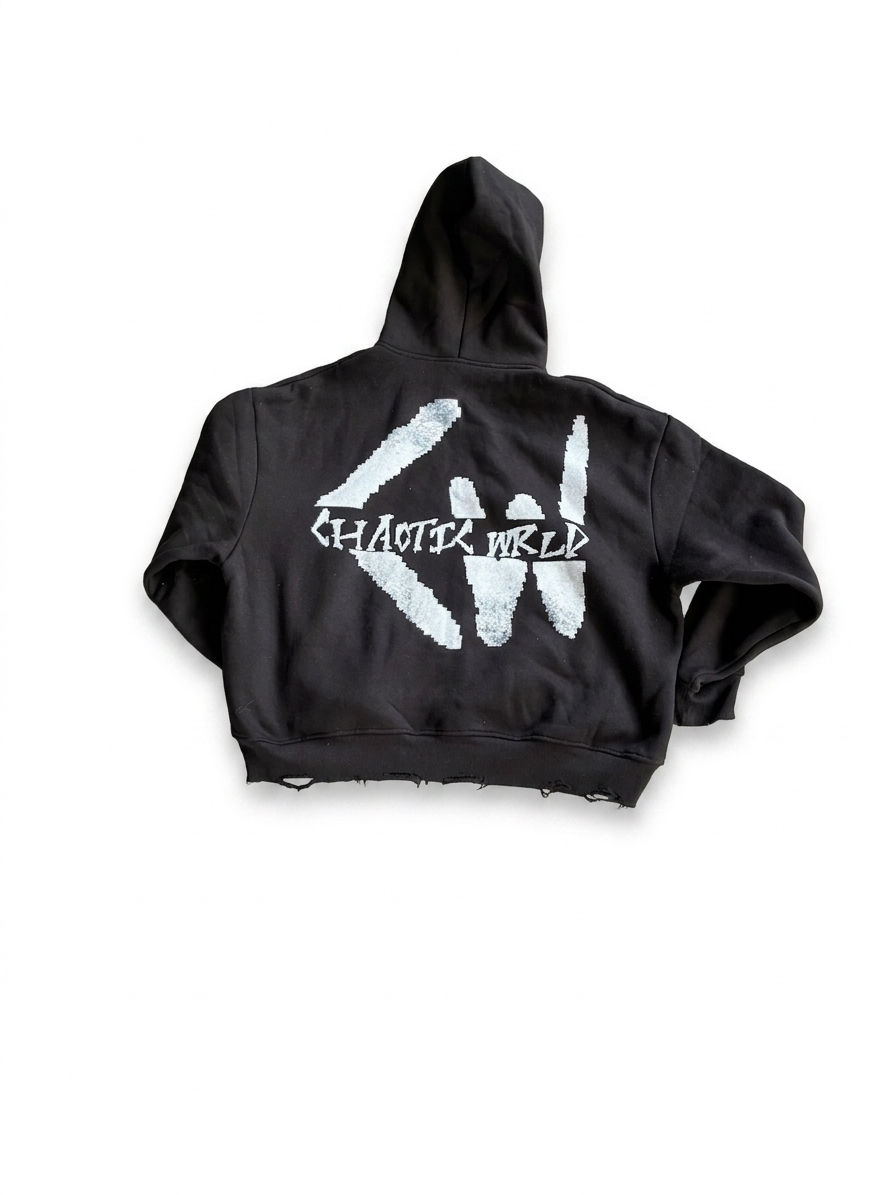 “CHAOTIC ESSENTIALS” zip up